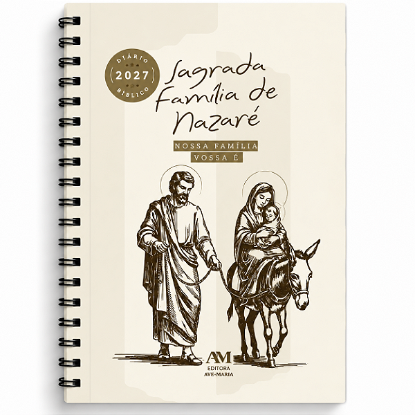 Livro Diário Bíblico 2027 - Espiral - Sagrada Família