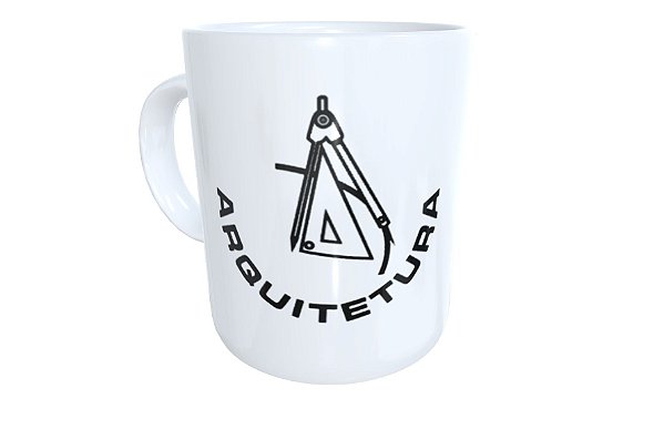 Caneca de cerâmica faculdade de arquitetura presente