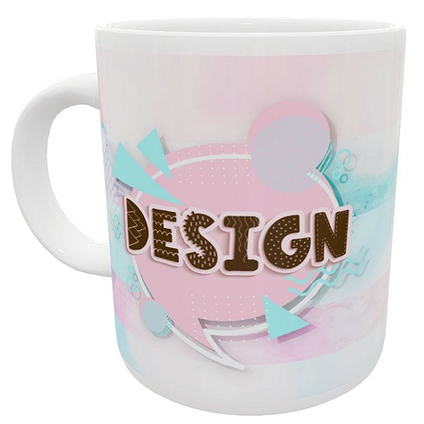 Caneca design presente faculdade curso profissão designer