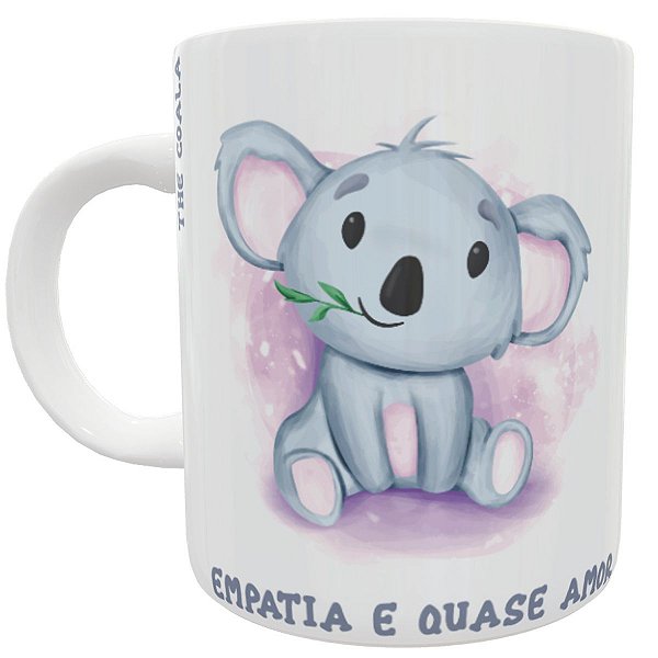 Caneca coala empatia e quase amor presente motivacional