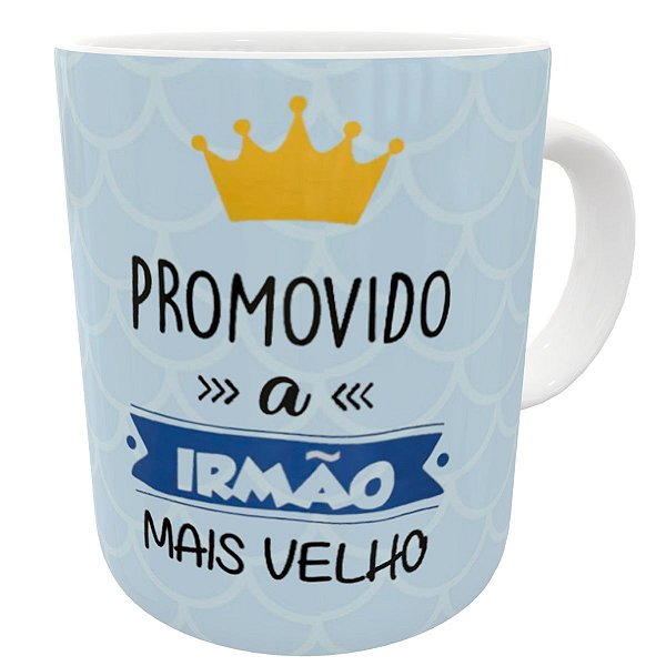 Caneca promovido a irmão mais velho presente criativo