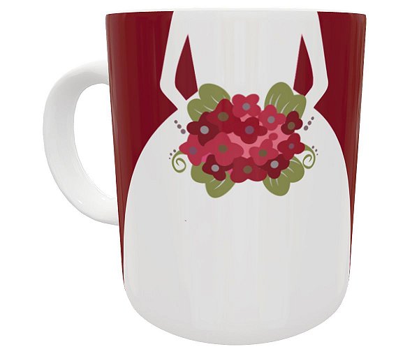 Caneca presente casamento lembrancinha agradecimento noiva