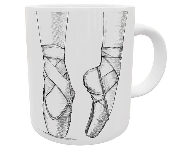 Caneca bailarina balé dançarina profissão presente
