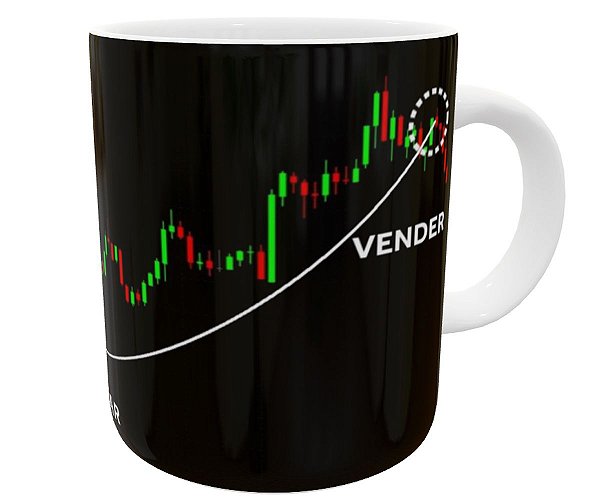 Caneca investidor stock cripto bolsa de valores presente