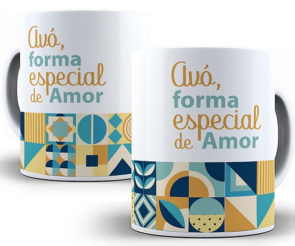 Caneca avó forma especial de amor presente dia dos avós