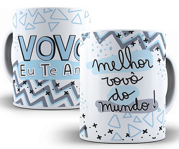 Caneca melhor vovô do mundo presente dia dos avós