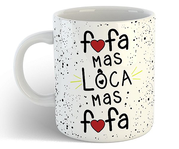 Caneca fofa mas lôca mas fofa presente divertido criativo