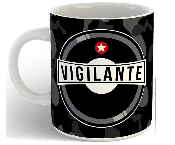 Caneca segurança privada presente profissão vigilante