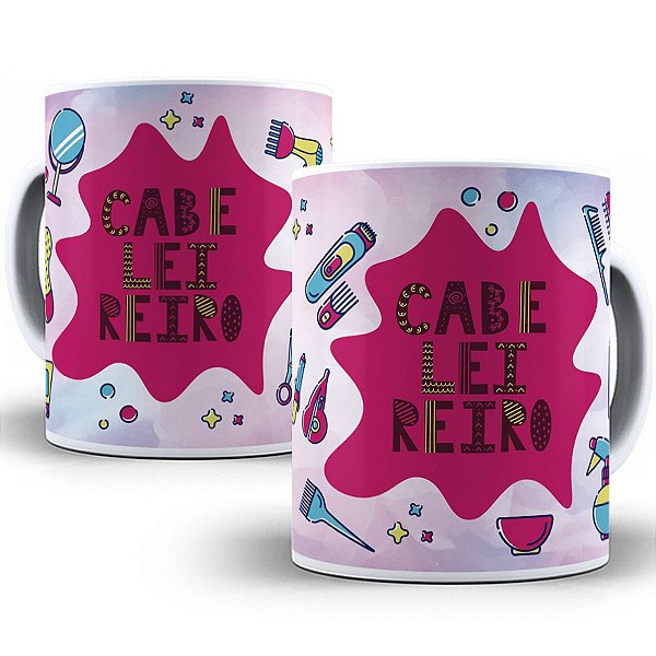 Caneca cabeleireiro presente profissão