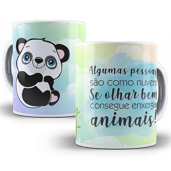 Caneca divertida algumas pessoas são como nuvéns presente