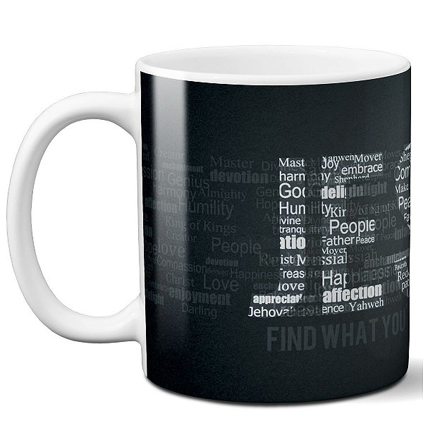 Caneca jesus find what you looking for presente deus fé