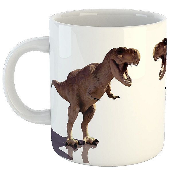 Caneca T-rex presente dinossauro dino tiranossauro rex