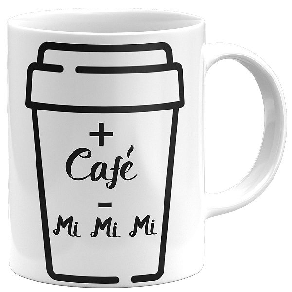 Caneca + café - mimim presente divertido café lover