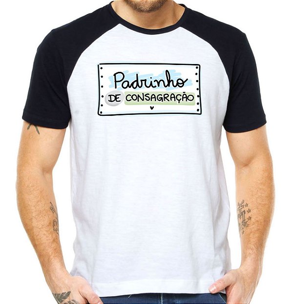 Camisa padrinho de consagracao camiseta dindo presente
