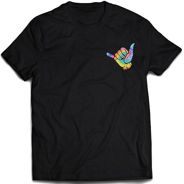 Camisa Good Vibes Hippie tie-dye camiseta