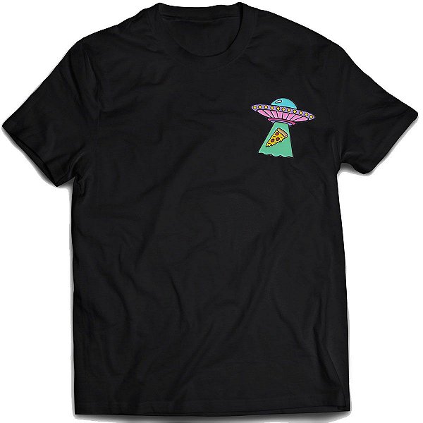Camiseta E.T Alien Pizza Camisa Tumblr divertido