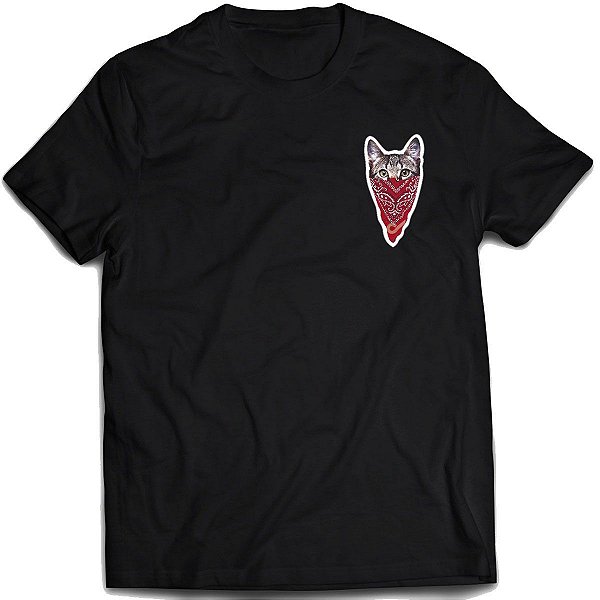 Camiseta Gato thug Camisa gangsta cat street style moda