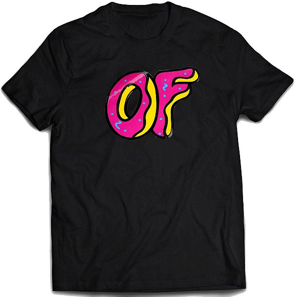 Camiseta off donuts rosquinha camisa divertida tv