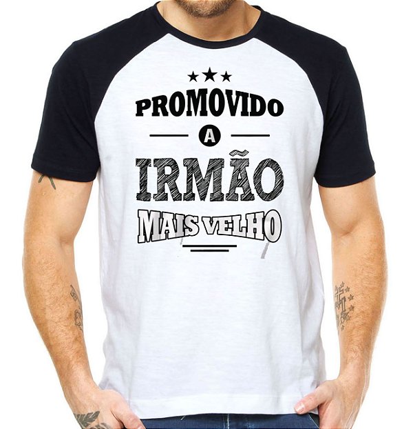Camiseta promovido a irmão mais velho camisa presente
