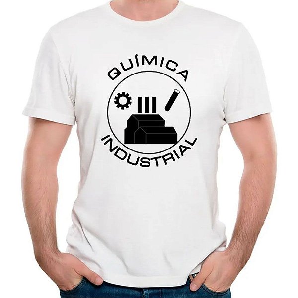 Camiseta quimica industrial camisa faculdade profissão curso