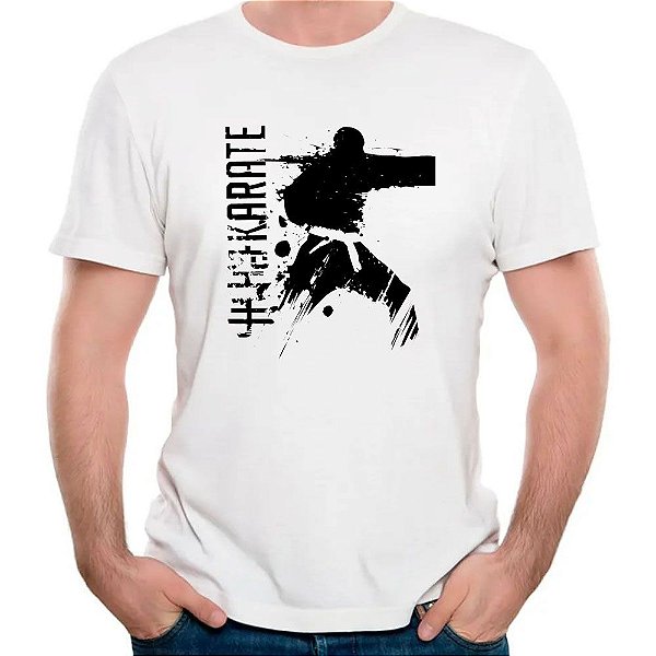 Camiseta karate camisa esporte luta lutador karateka