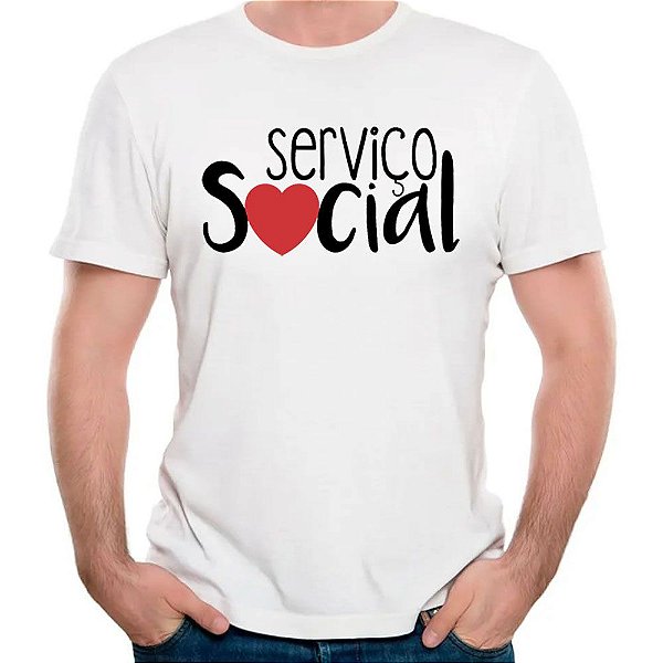 Camiseta serviço social camisa tshirt assistente social