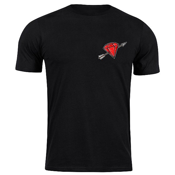 Camiseta algodão rubi camisa moda street blusa swag flecha