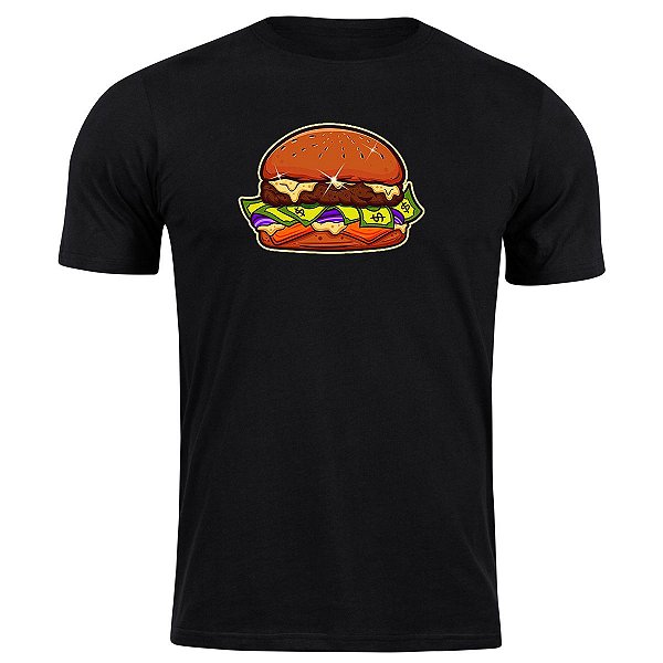 Camiseta algodão x-tudo swag camisa blusa podrão lanchonete