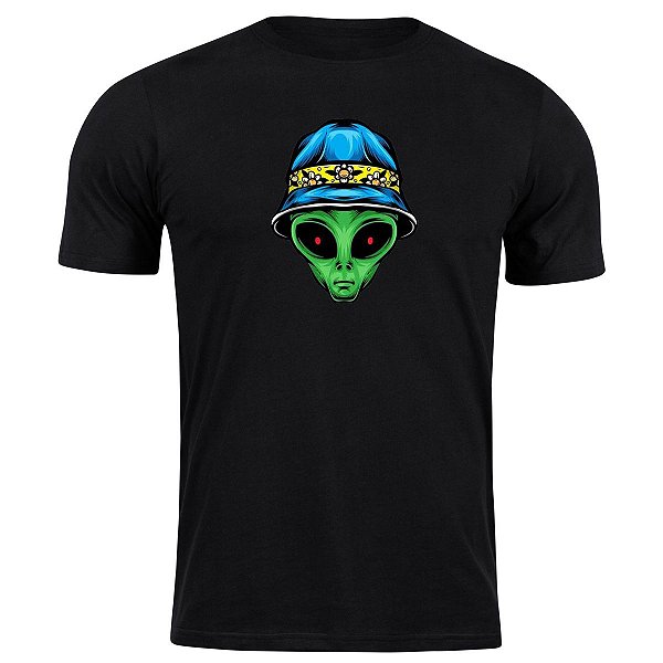Camiseta algodão alien no drip swag camisa blusa presente