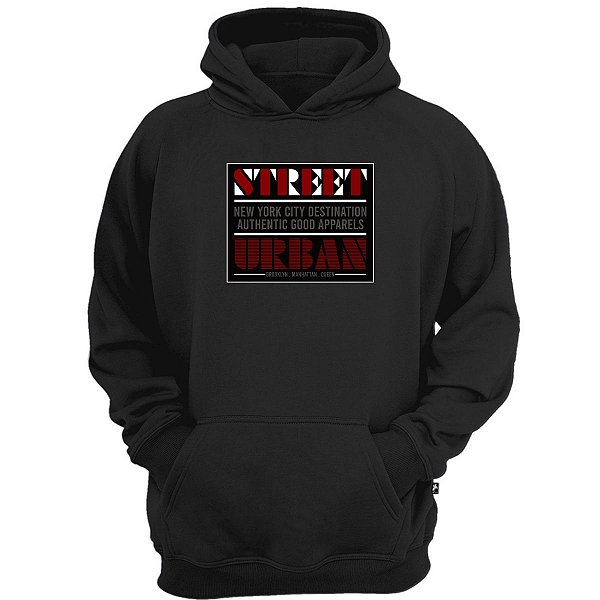 Casaco moletom new york street urban blusão de frio swag