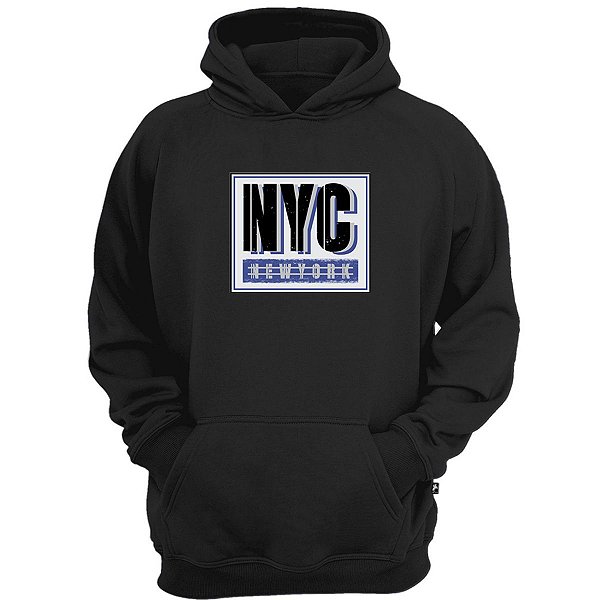 Casaco moletom NYC new york city blusão de frio moda street