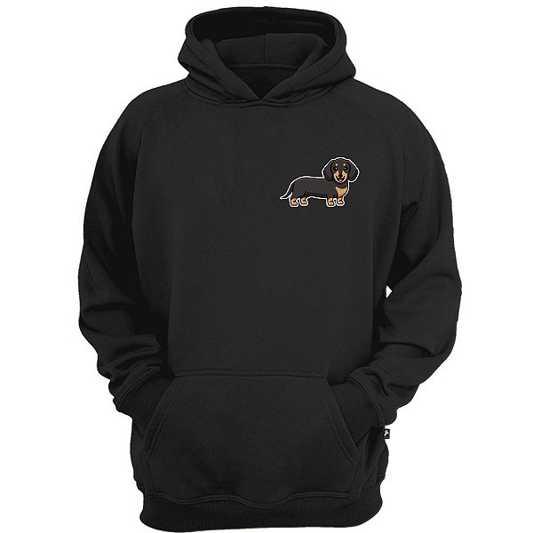 Casaco moletom cachorro salsicha dog com bolso cute inverno