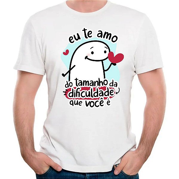 Camiseta eu te amo presente barato dia dos namorados