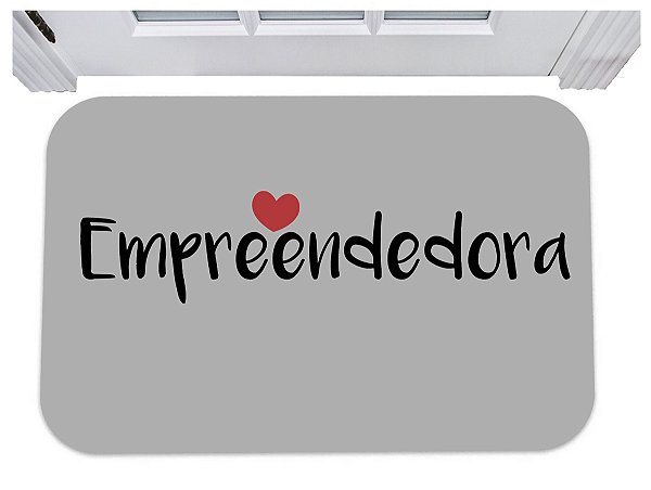 Capacho empreendedora tapete para porta escritório 40x60