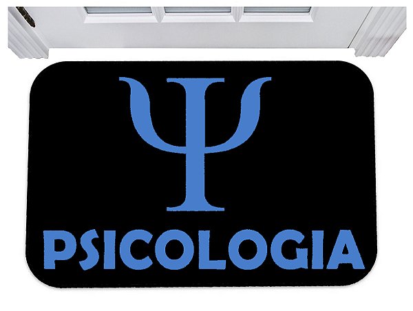 Capacho para porta psicologia consultório tapete entrada