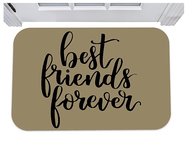 Capacho bff best friends forver 40x60