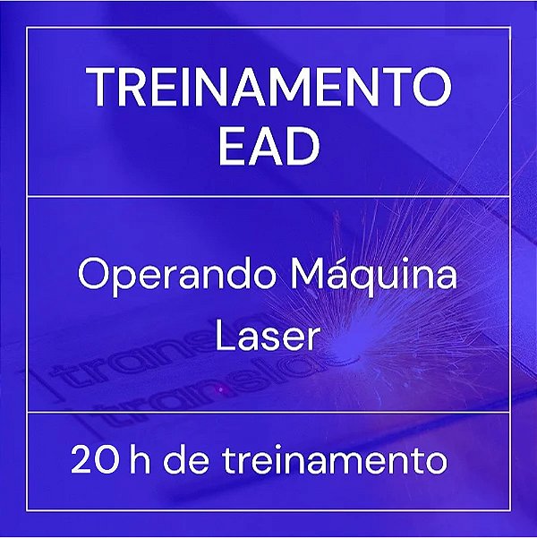 Treinamento Online Operando Máquina Laser