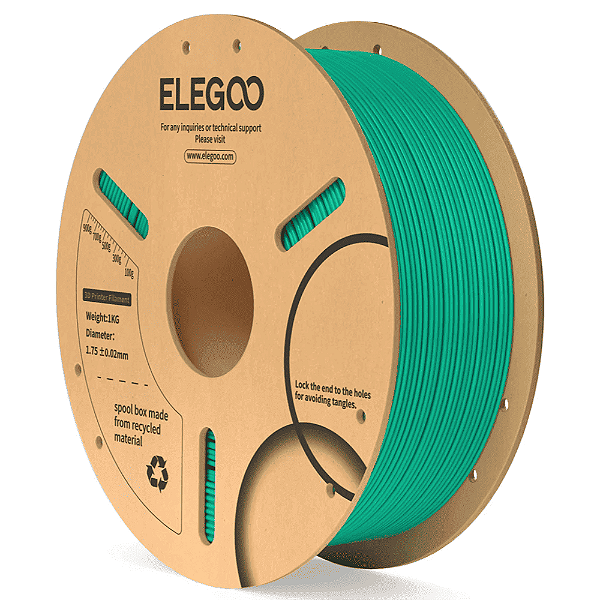 Filamento Elegoo PLA 1.75mm 1Kg Verde Mar