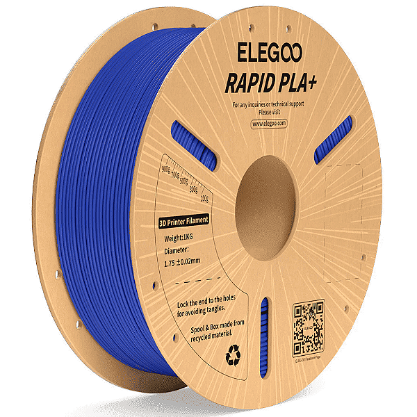 Filamento Elegoo Rapid PLA + (Plus) 1.75mm 1Kg Azul