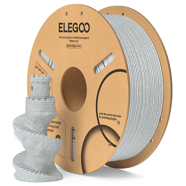 Filamento Elegoo PLA 1.75mm 1Kg Mármore
