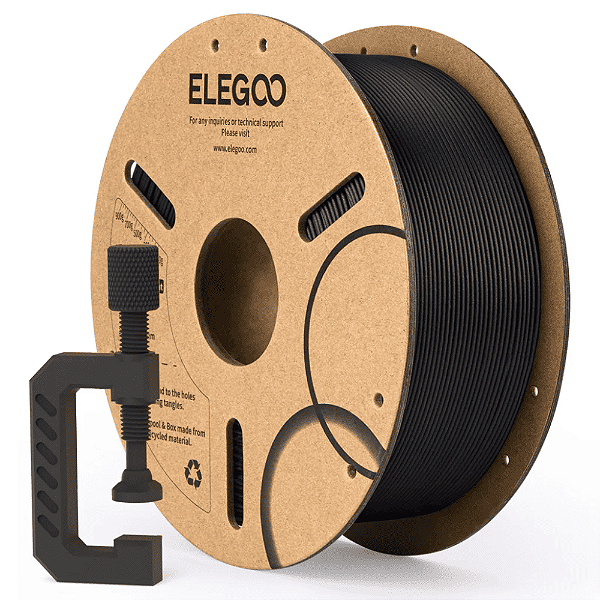 Filamento Elegoo PLA-CF (Fibra de Carbono) 1.75mm 1Kg Preto