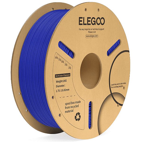 Filamento Elegoo PLA + (Plus) 1.75mm 1Kg Azul Escuro