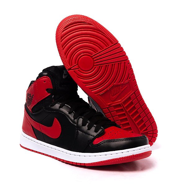 red and black nike shoes with strap