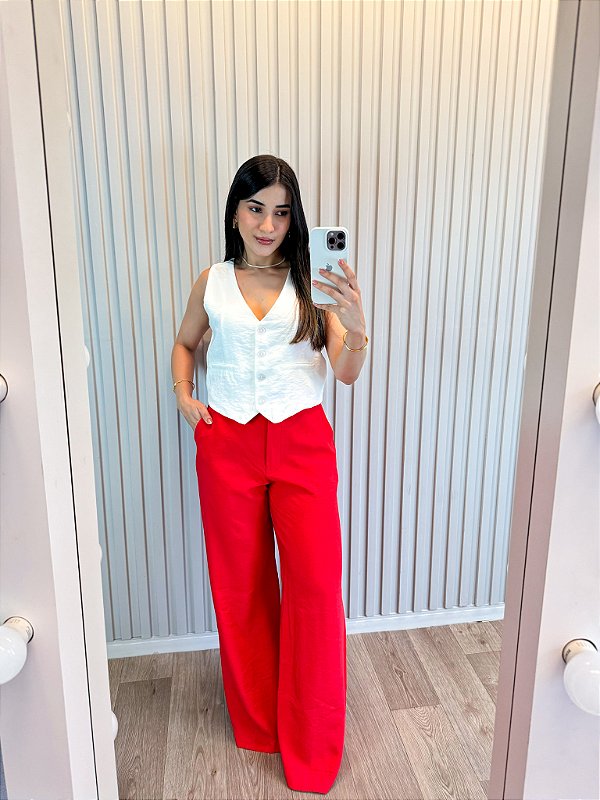 Calça Pantalona Estela Marrant