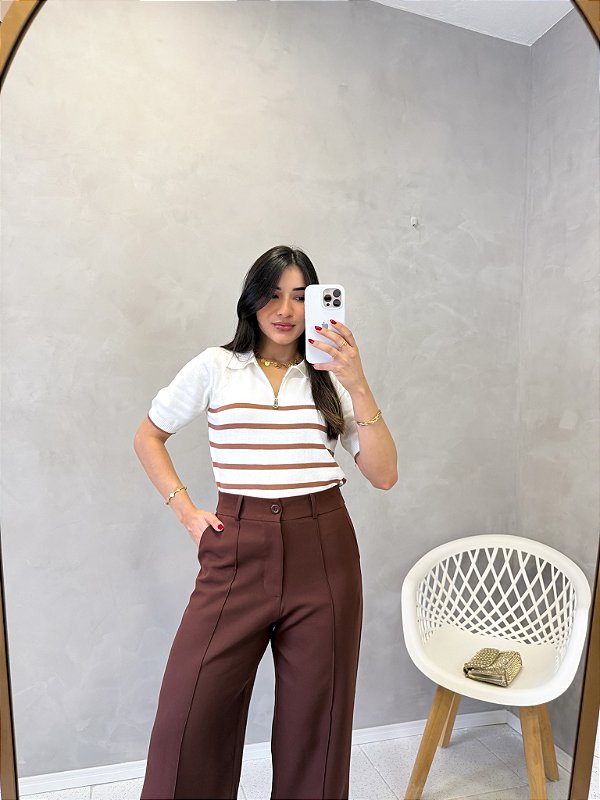 Blusa Tricô Listrada