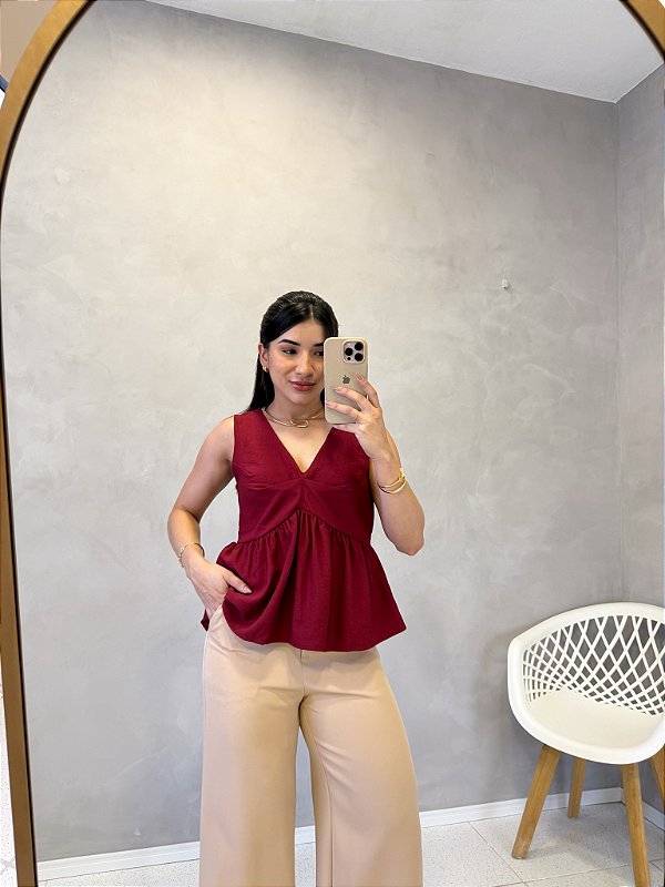 Blusa Peplum Lara