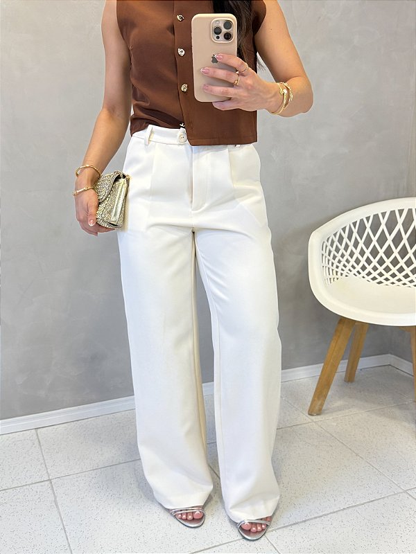 Calça Marcela Alfaiataria ( G 42 )