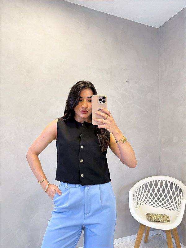 Blusa Colete Chloe ( G 42 )