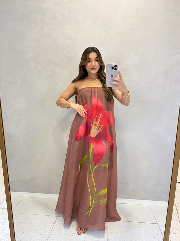 Vestido Max Flor