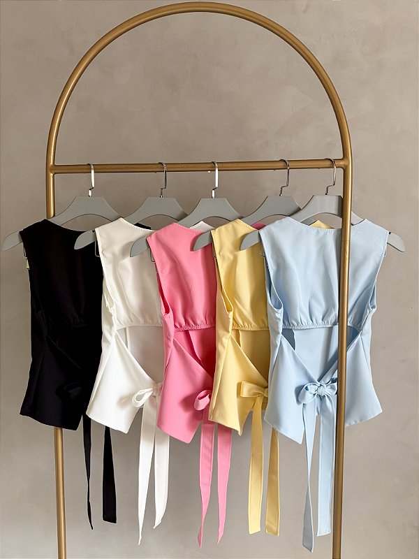 Blusa Laço Alfaiataria